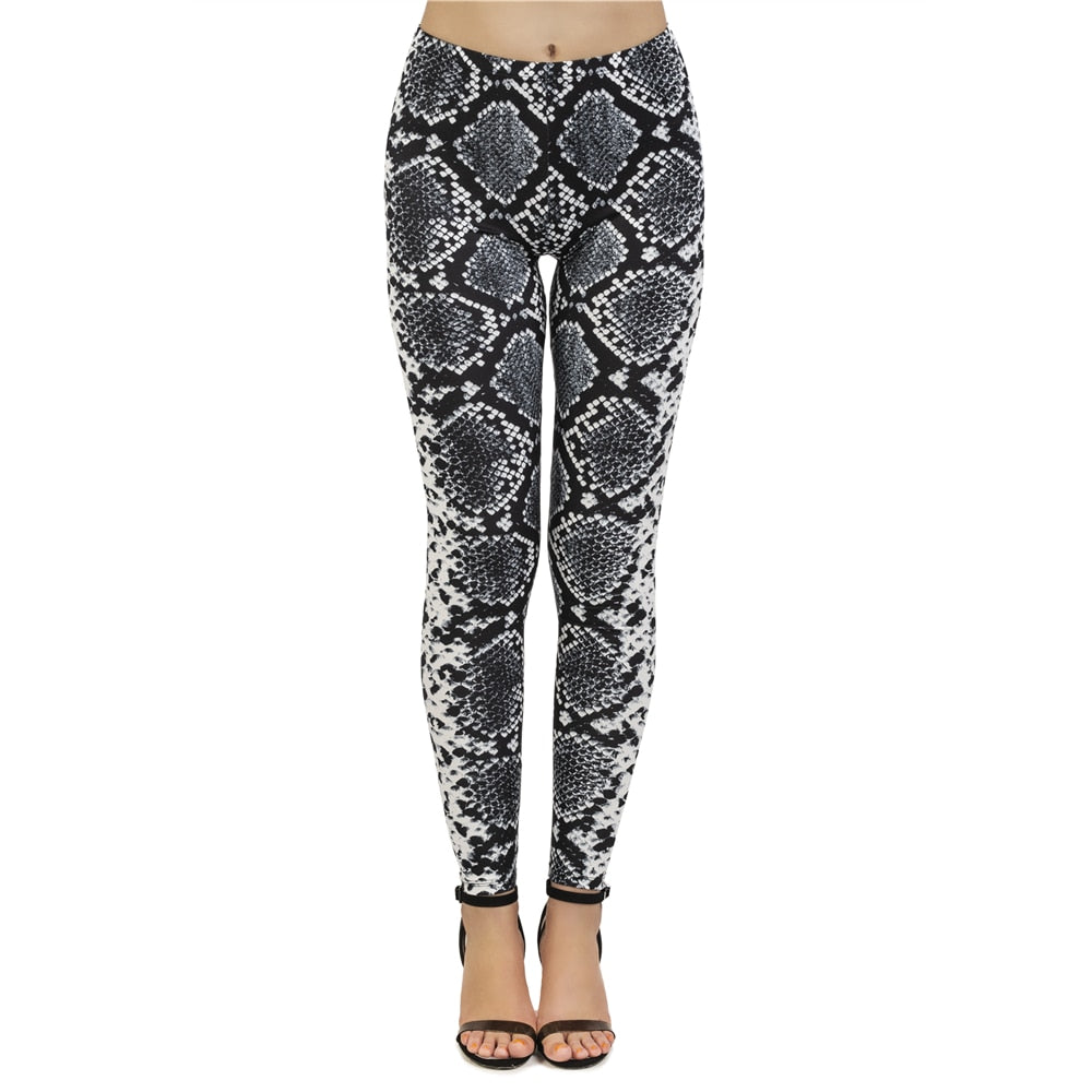 Amazon.com: Workout Bronzing Snakeskin Leggings for Women,High Waisted Yoga  Pants Tummy Controll Jogger Pants for Fitness,Black,S : Clothing, Shoes &  Jewelry