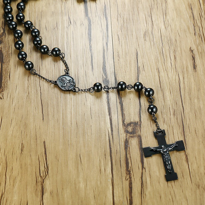 Victorian Funeral Casket Handle Necklace - Gothic Casket Hardware with rosary  beads | Red Heart 13